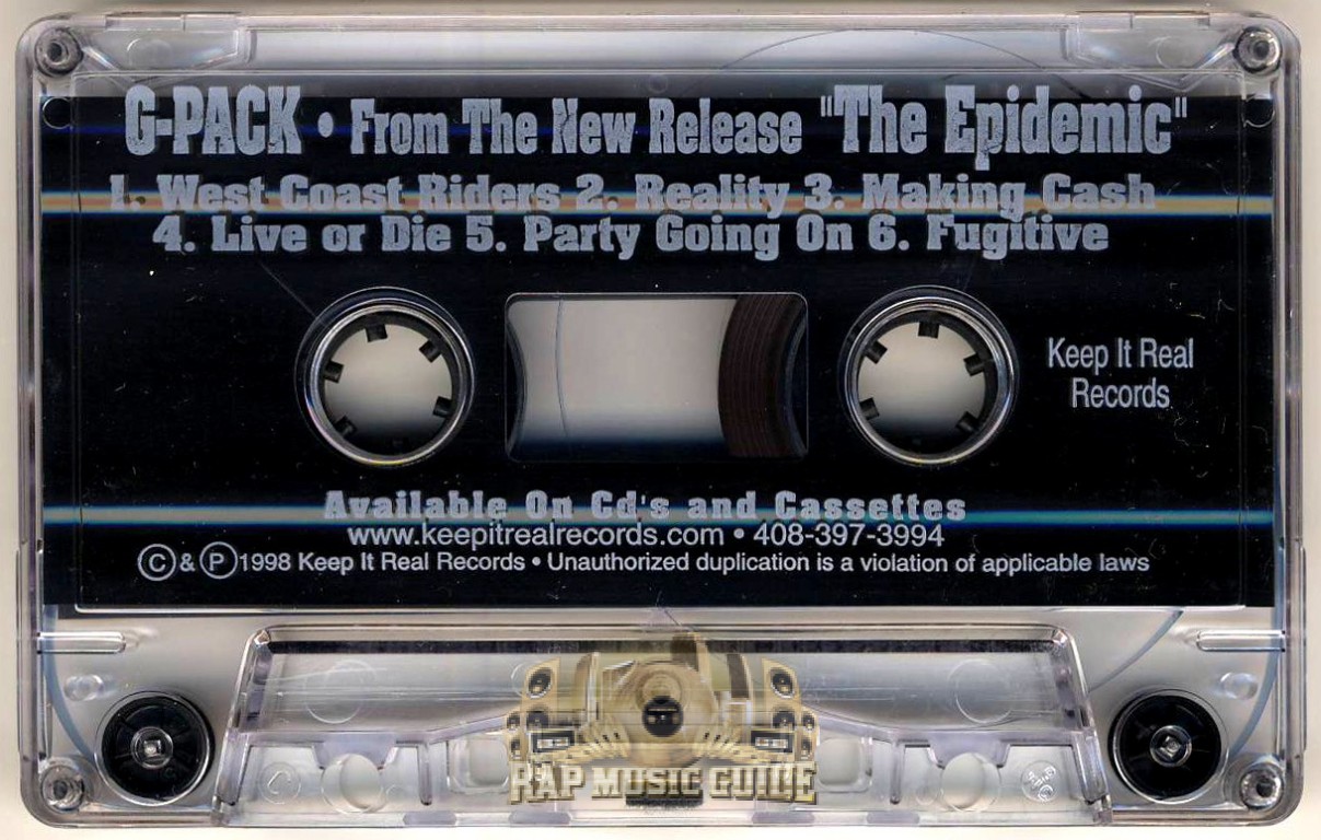 G-Pack - The Epidemic Sampler: Cassette Tape | Rap Music Guide